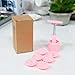 AMFOCUS Hand Press Moon Cake Mold Cookie Stamps Pastry Tool - 6 Flower Patterns