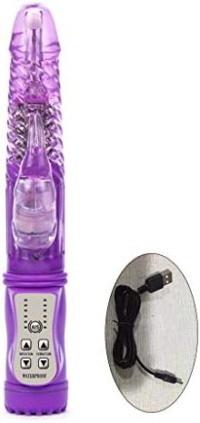 stoneryes PurpleMultispeed USB Rechargeable Tele-scopic Thru-stingWireless Wa-nd Wireless Mass-ag-er