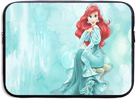 Shijiazhuangdezi Laptop Sleeve Bag- Stylish Ariel Disney Princess Print Neoprene Notebook Carrying Case Handbag for 13" 15"
