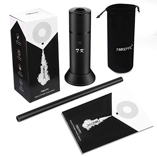 TMKEFFC Smoking Gun Portable Smoker Infuser, Handheld Cocktail Smoke Food Smoker for Meat, Sous Vide, Grill, BBQ, Drinks, Cheese, Black