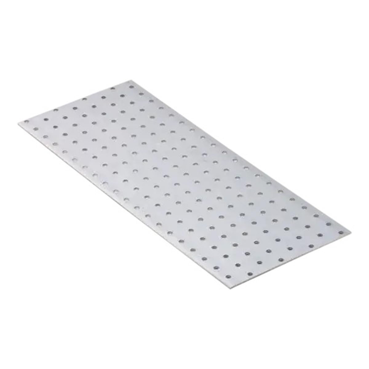 400mm x 160mm Galvanised Perforated Flat Plate Connector Joining Plates Metal Brace Brackets for Wood 2mm Thick Steel PP23 (Pack of 1) L03-06ABC — image 1