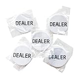 YH Poker Set of 5 Professional Casino Texas Holdem Poker Dealer Buttons