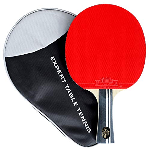 Palio Legend 3.0 Table Tennis Racket & Case - ITTF Approved - Flared - Advanced Ping Pong, Bat, Paddle