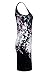 Elevesee Women's Floral Bodycon Cocktail Party Summer Dresses Black Medium