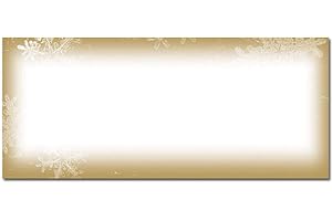 Great Papers! Coordinating Envelope, #10, Frosted Holiday Wishes, 9.5" x 4.125", 40 count (2011608)