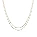 S.J JEWELRYWomens Friendship Gift Handmade 14k Gold Plated/Silver Plated Dainty Bead Chain Layering Choker Necklace-CK7-DO