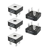 Uxcell a13040100ux0190 BR5010 Professional Metal Case Bridge Rectifier, 1000V 50A, 5 Piece
