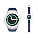 CoJerk Silicone Watch Band for Samsung Gear S2 - Dark Imperial Blue