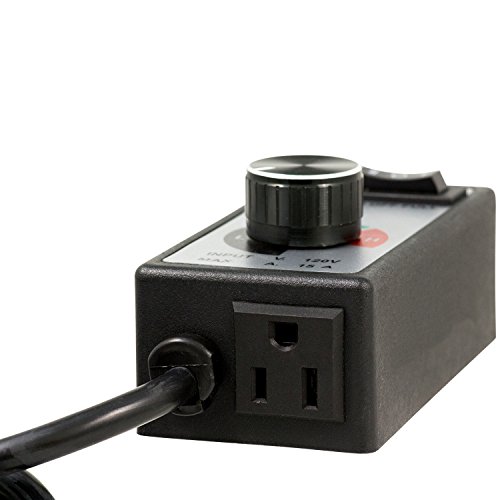 Yield Lab Variable Fan Speed Controller 3 Settings for Grow Tent and HVAC Intake and Exhaust Duct Fan Ventilation System