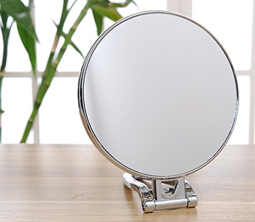 Magnifying Makeup Mirror / on Wall, Dressing Table, & Portable (Portable Handle Mirror) - Thumbnail 2