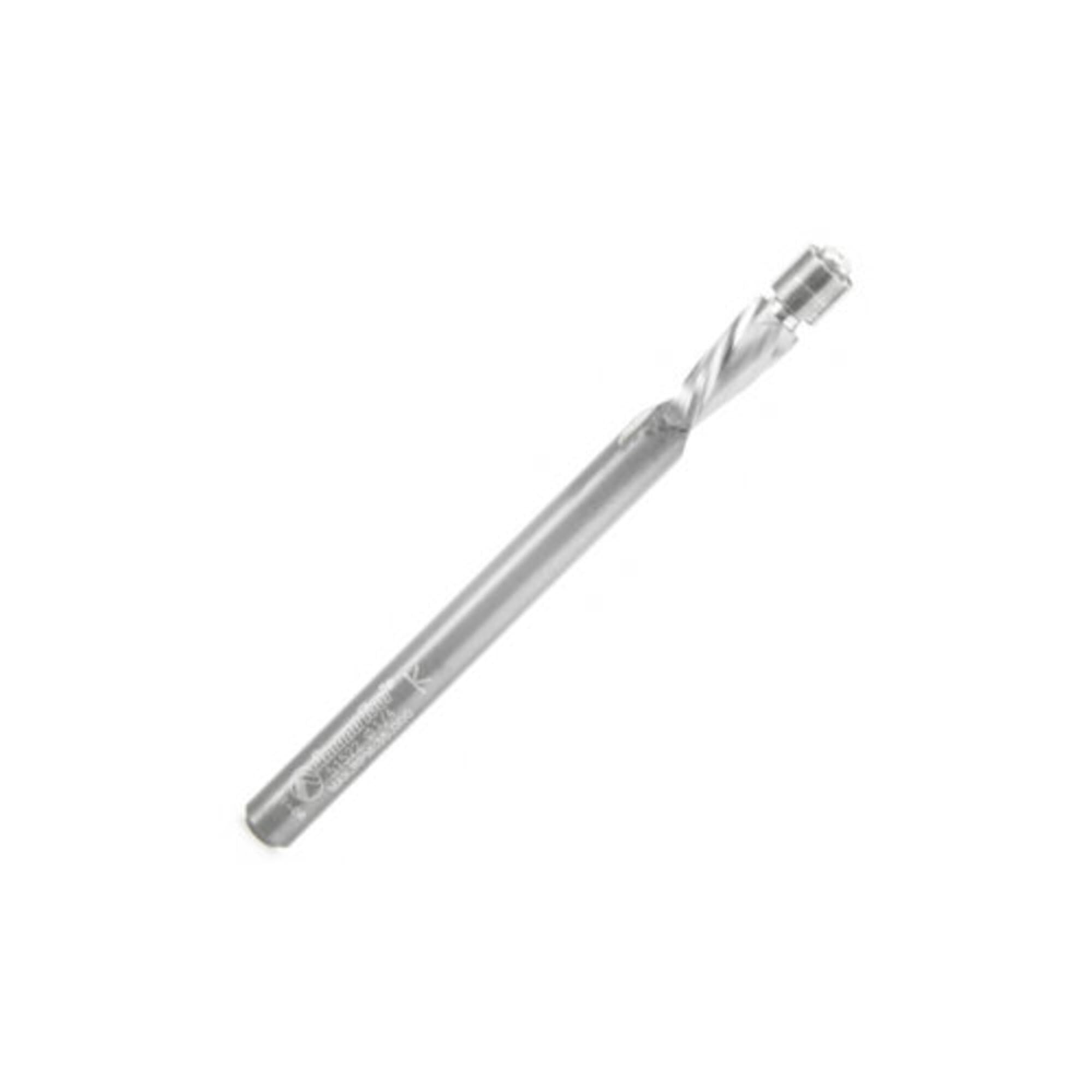 Amana Tool - 51522 Solid Carbide Aluminum Cutting Flush Trim Spiral Down-Cut 1/4 Dia x 1/2