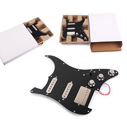 image for MagiDeal Loaded Alnico 5 Pickup Pick Guard Scratch Plate Set for Elect