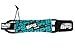 BPS 7.2mm Surf/SUP Straight Leash - 6 ft Leg Rope for Surfboarding Paddle Boarding Stand up - Ebony Black