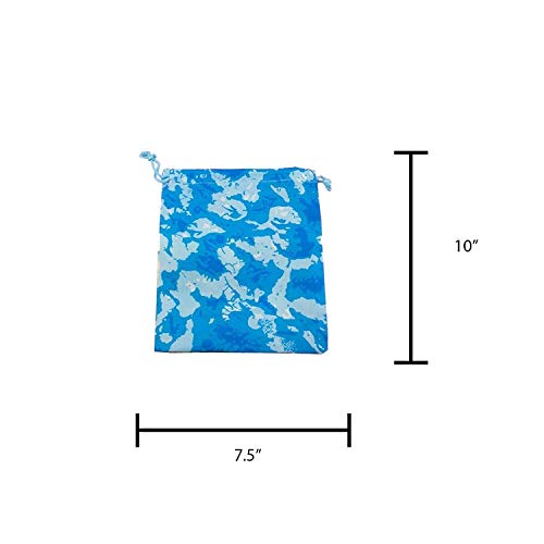 iFavor123 Pack of 24 Assorted Bright Colors Tie Dye Polyester Drawstring Bags Party Favors Goodie Bags - Thumbnail 2
