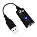 Andrea Electronics C1-1021450-1 Model USB-SA PureAudio External Digital Sound Card with Patented Noise Reduction Technology