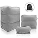 Maliton Inflatable Travel Foot Rest Pillow