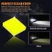 TUINCYN 1600Lm H1 LED Fog Light Bulbs Replacement 6500K White Extremely Bright High Power 80W CSP Chips DRL Daylight LED Bulb DC 12V-24V (2-Pack)