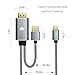 USB Type C to HDMI, KINGONE 4K@30HZ USB C to HDMI Cable (Thunderbolt 3 Compatible) for 2017/2016 MacBook Pro, iMac, Galaxy S9, Note 8, S8, ChromeBook Pixel with High-Speed Charge (6ft Braided)