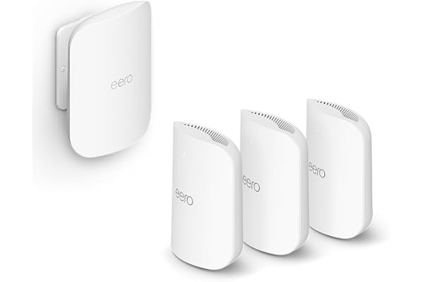 Amazon eero Pro 7 (3-pack) with Amazon eero Outdoor 7 (1-pack) mesh wifi system