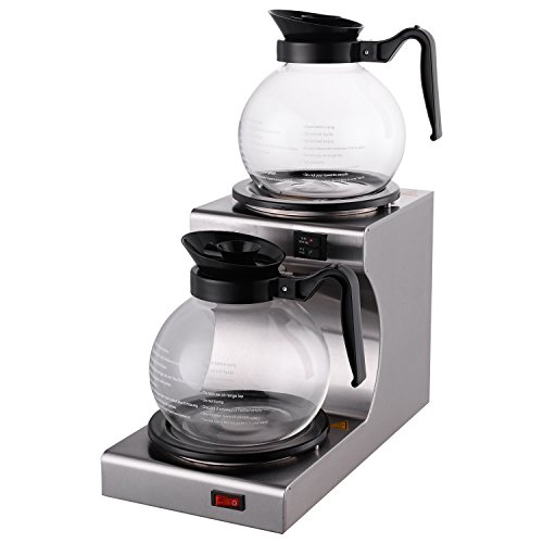 Hakka Commercial Coffee Warmer and Teapot Warmer,2-Station