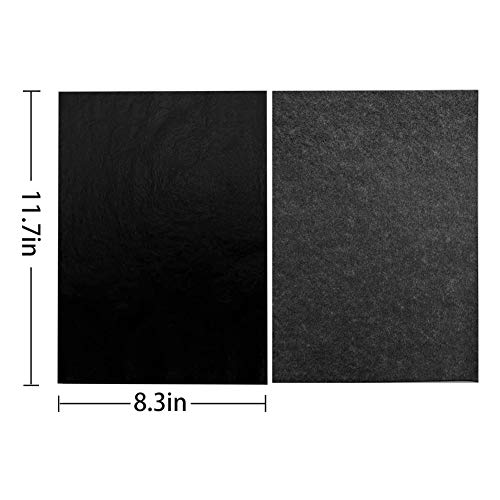 Carbon Copying Paper Transfer Tracing Black Graphite Paper 200 Sheets