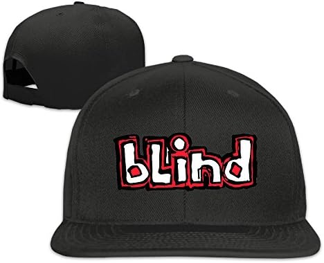 CieMoAs Blind Skate Unisex Adjustable Flat Trucker Baseball Cap Black