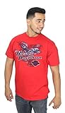 Harley-Davidson Mens Flaming Beast Eagle With B&S Red Shirt (X-Large)