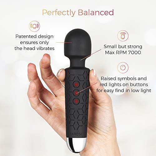Micro Wand Massager by Yarosi - The Smallest & Strongest Cordless Handheld Massage - Powerful Vibrating Power - Best for Travel - Magic Stress Away - Perfect on Back, Legs Hand Pains & Sports Recovery - Thumbnail 5