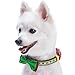 Blueberry Pet 4 Patterns Christmas Santa Claus's Reindeer Adjustable Dog Collar with Detachable Bow Tie, Large, Neck 18