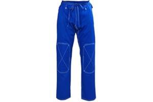 Woldorf USA Brazilian Jiu Jitsu BJJ Pants Blue Cotton Heavy Size