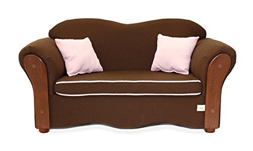 KEET Homey VIP Organic Kid's Sofa, Sweet/Brown