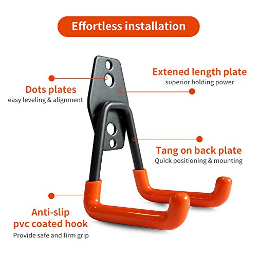 Recie Garage Organization Hooks Heavy Duty,Screw Garage Hooks Wall