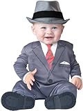 InCharacter Baby Boy's Businessman Costume, Grey, Small