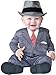 InCharacter Baby Boy's Businessman Costume, Grey, Small by Fun World