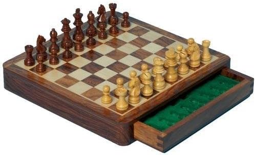 Solid Wood Push Drawer Chess Cabinet & Pieces