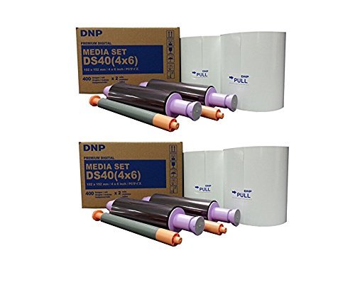 TWO-BOXES-of-DNP-DS40-4-x-6-Dyesub-Printer-Paper-Total-1600-prints
