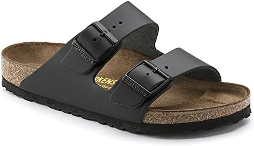 Birkenstock arizona Slippers Slides for women, Black 051191, 38 EU