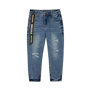GULLIVER Jongens Jeans Broeken Kinderen Jeans Blauw Denim Recht Regular Fit Katoen Elastisch Teens Boys 9-14 Jaar