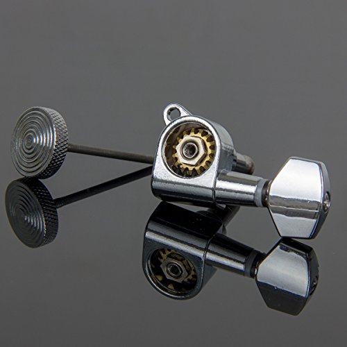 image for lotmusic Locking Tuning Pegs For Electric Acoustic Guitar Tuner Machin