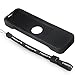 Remote Protective Case for Apple TV 4th Remote Controller, Hapurs Anti-Slip Silicone Light Weight Cover Case with a Lanyard for Apple TV 4th Generation Siri Remote Controller-Black