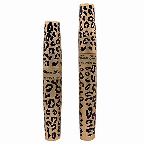 2 Sets (4 Tubes)/4 Sets (8 Tubes) Gel & Fiber) Mascara Set,brush on False Eyelashes