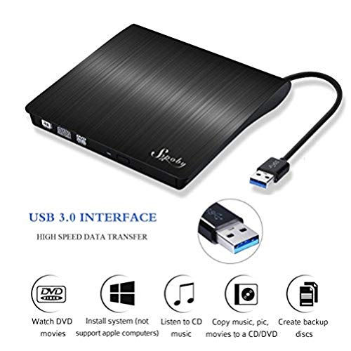 Upgrade Version External Dvd Drive Geepro Portable Optical Dvd Drive Usb 3 0 Cd Dvd Rw Driver