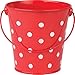 Teacher Created Resources Card Stock Polka Dot Buckets & Caddy Set, Multicolored, 7/Pack (TCR9487)