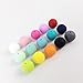50pc 12mm Silicone Beads Loose Teething Chew Teething Teether Toy DIY Supplies