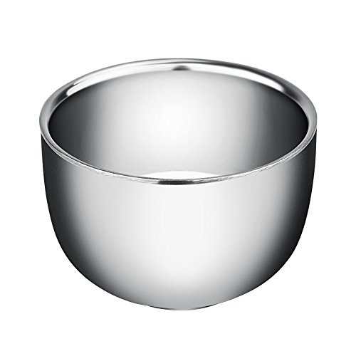 Globeagle Double Layer Soap Cup Heat Insulation Smooth Shaving Mug Bowl (200ML) - Thumbnail 4