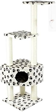 52" CAT TREE CONDO FURNITURE SCRATCHPOST PET HOUSE 67-Paw