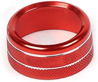 LLHAI Compatible With Ford F150 2009 2010 2011 2012 2013 2014 Car Rearview Mirror Adjust Switch Knob Decoration Ring Accessories for Ford F150 Raptor 2009-2014