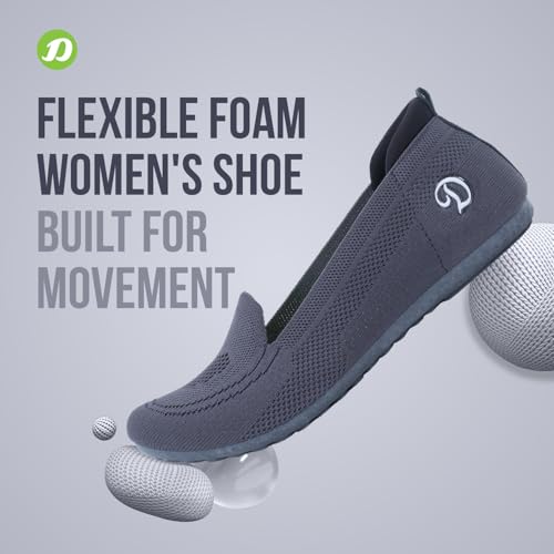 DOCTOR EXTRA SOFT Flexible Memory Foam Women's Shoes for Walking Gym Training,Casual, Sports,Slip-On,Lightweight Lace up Athletics Slipon Running Sneaker for Ladies and Girls D-1003