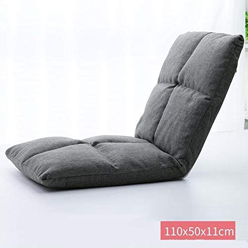 XUERUI Furniture Outdoor Indoor Adjustable Five-Position Multiangle Floor Chair, Padded Cushioned Back Support Sofa Chairs for Seminars Reading Stools (Color : T5)