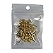 RUBYCA 12MM 20 Sets Metal Tree Spikes and Studs Metallic Screw-Back for DIY Leather-Craft Gold Color